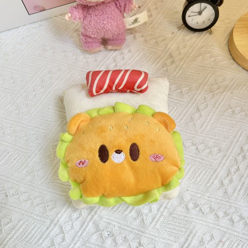 Schlafsack Hamburger Hot Dog Bett für 17 cm Plüsch Puppen Zubehör - Bild 9 von 15