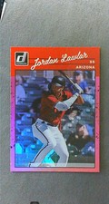 2023 Donruss Retro Variation Pink Holo #244 Jordan Lawlar Diamondbacks