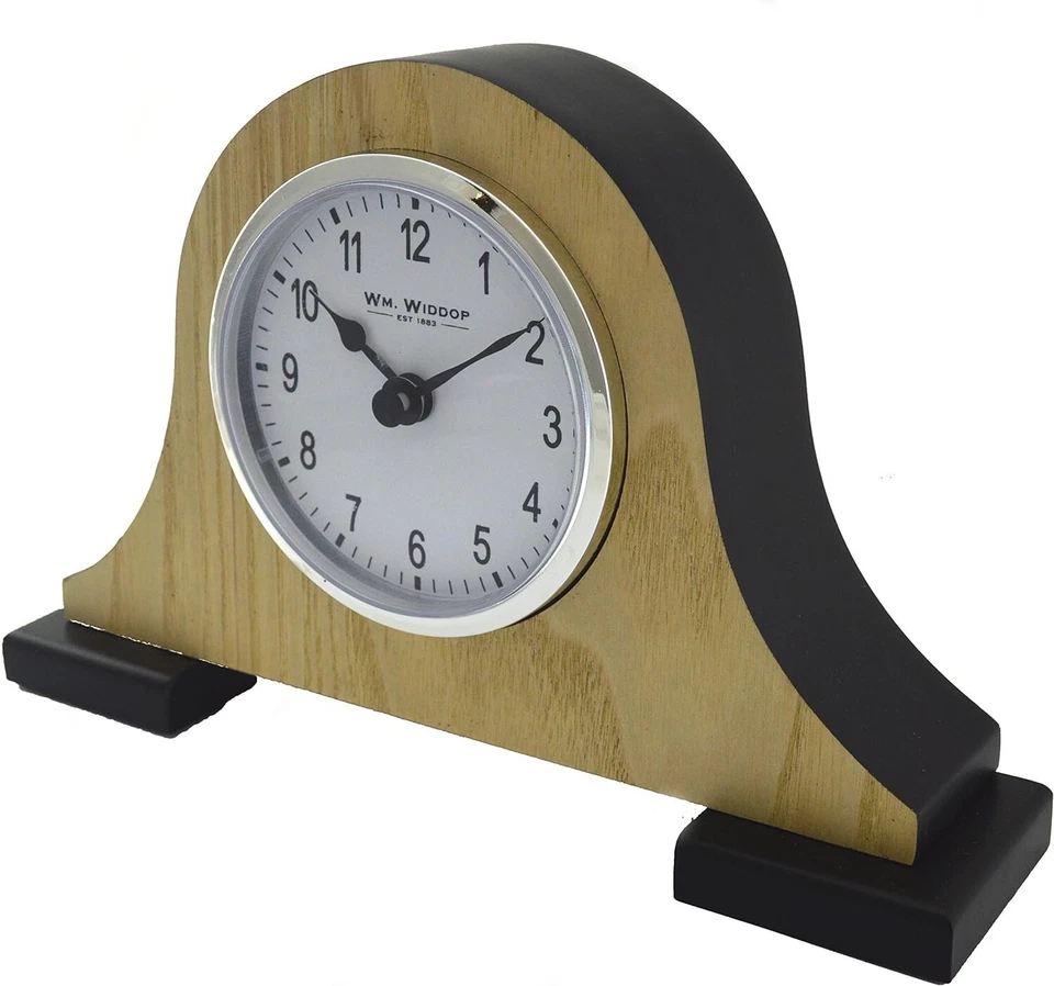 Wm.Widdop Napoleon Shape Mantel Clock Pine W2690 CR131 (A20) - Image 2 of 4