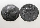 Mesembria Thrace Bronze Ae23_Ancient Greece_Athena Alkidemos With Spear