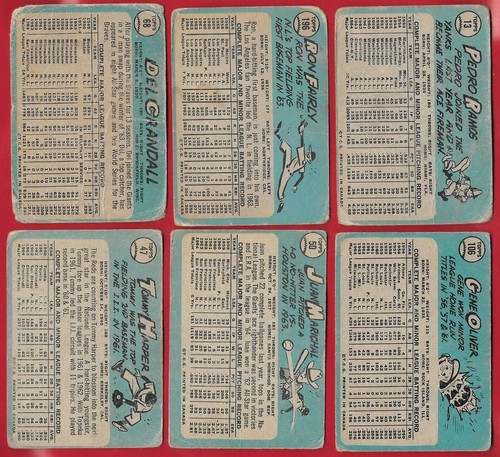 1965 1966 1967 1968 OPC O PEE CHEE TOPPS MLB BASEBALL CARD SEE LIST - Picture 7 of 173