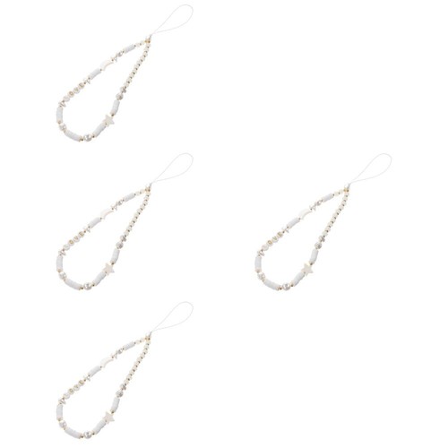 Soft Clay Mobile Phone Chain Beaded Wrist Strap Cute Star Lanyard - 第 36/53 張圖片