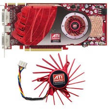 PLD06010B12HH Graphics Card Red Cooling Fan For AMD ATI Radeon HD 4850