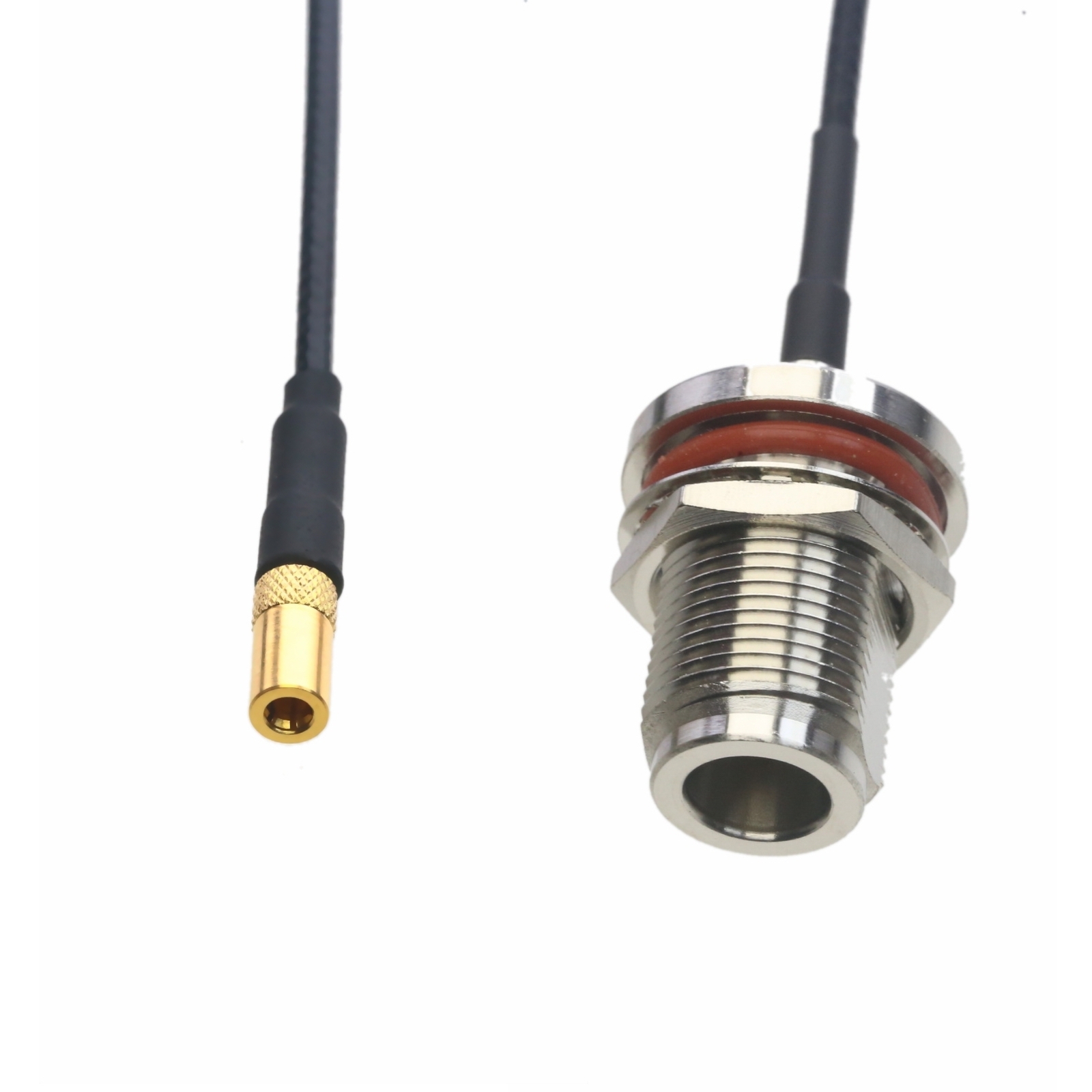 RF Cable N jack nut bulkhead To SSMB female RG316 6