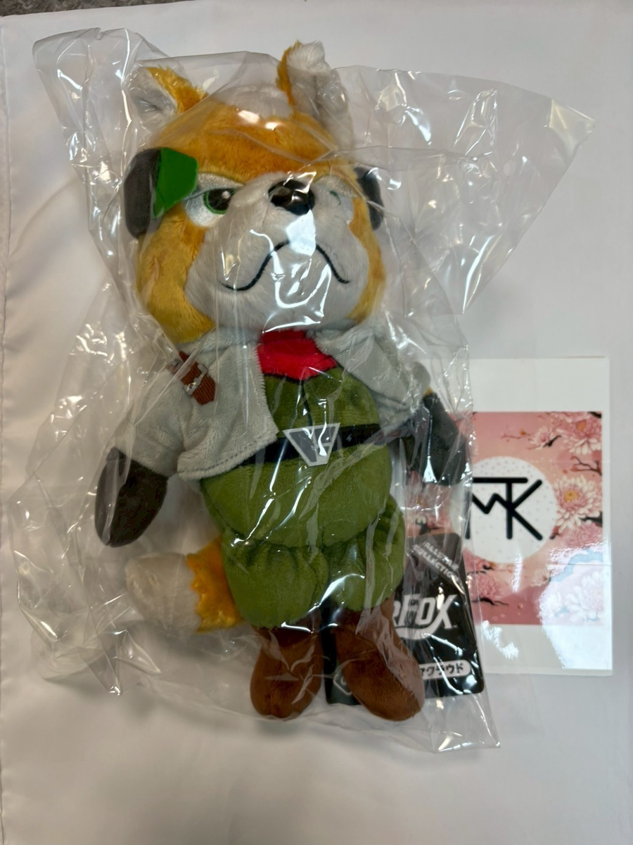 Set of 4 Star Fox All Star Collection Plush Toy Fox & Falco