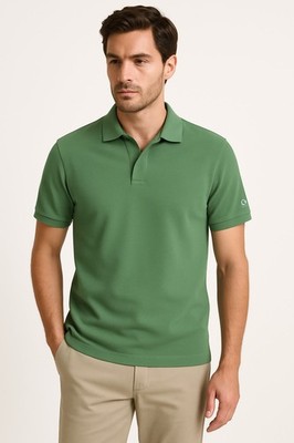 Saint Barth Mens Short Sleeve Polo Shirt Light Green Size M