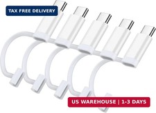 5 Pack Apple MFi Certified Lightning Female to USB C Male Adapter for 17e