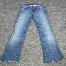 7 For All Mankind Womens Bootcut Jeans Size 28 Medium Wash Blue U075RJ055S