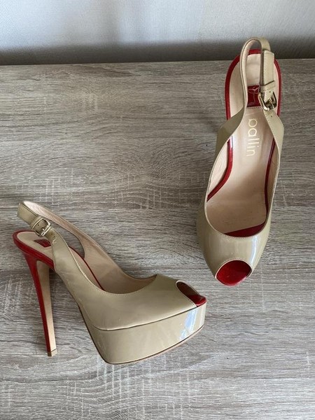 Women Ballin Heels Beige 38