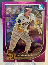 2025 Bowman chrome Jackson Merrill pink Mojo /299 #64