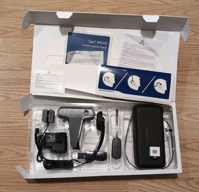 PLANTRONICS Savi 440 W440 203946-01 USB Wireless Headset System - Package Damage