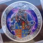1 oz. ZOMBULL OF CLARENCE #7 Zombucks Colorized World Series .999 fine silver