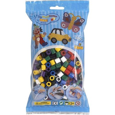 Hama Maxi Beads 500 Solid Mix