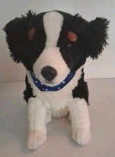 Australian Shepherd Border Collie plush dog stuffed animal Circo realistic 13"