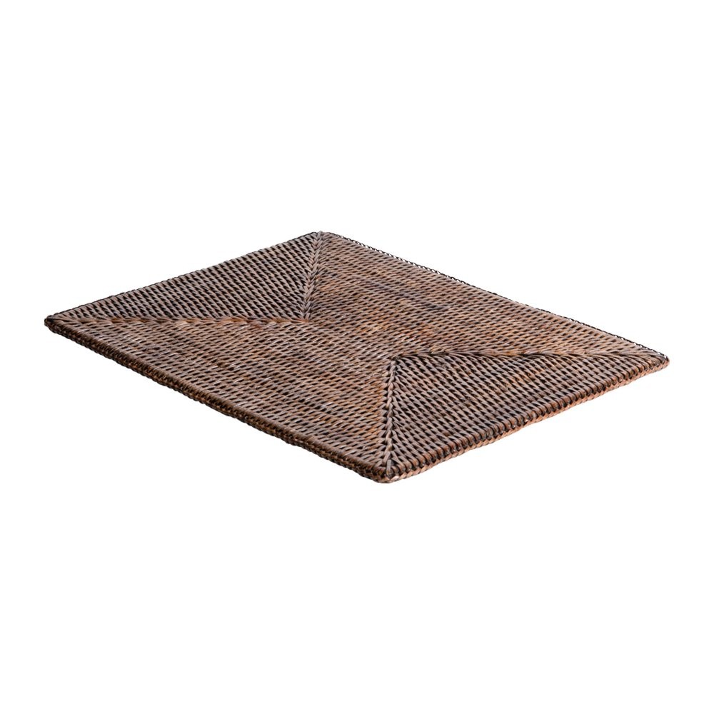 Set de table Saya en rotin 40x30 cm idéal pour vos déjeuners en terrasse et ambiance bohème