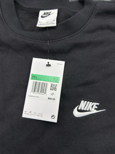 Sudadera Nike Foundation Crew para hombre talla XL en negro - Imagen 6 de 6