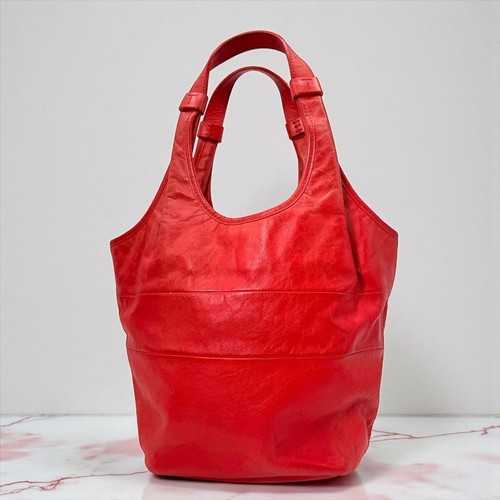 Sac fourre-tout Tory Burch en cuir rouge authentique couleur rare sac à bandoulière - Photo 3/13