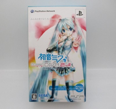 Unopened PSP Hatsune Miku Project Diva 2nd Arcade Debut Pack Japan import