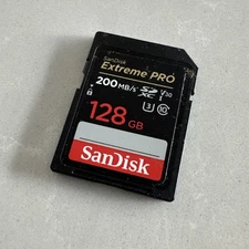 SanDisk Extreme PRO 128GB UHS-I/V30/U3/Class 10 SDXC Memory Card