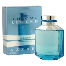 CHROME LEGEND by Azzaro 2.6 / 2.5 oz edt Spray Men's Cologne 75 ml NEW NIB