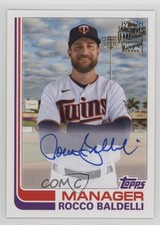 2021 Topps Archives Fan Favorite 1982 Topps Rocco Baldelli #FFA-RB Auto 0l2q