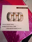 Smart Ring Checks Steps, Stress, Sleep. New Sz 8 or 9. New
