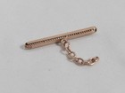 Antique 8-10K Rose Gold Pocket Watch Chain T-Bar 1.75". 3.66g. Use or Scrap — photo 7