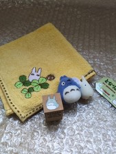 Juego de sellos de toalla de mano llavero de felpa My Neighbor Totoro Sekiguchi Japón Anime