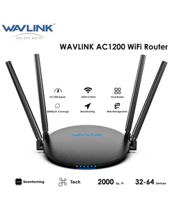 Véritable AC1200 Double bande WiFi Routeur à longue portée 64 Modes de routeur/répéteur des appareils