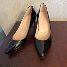 Kate Spade VIDA Black Patent Leather Heels - Size 9, Worn once EUC