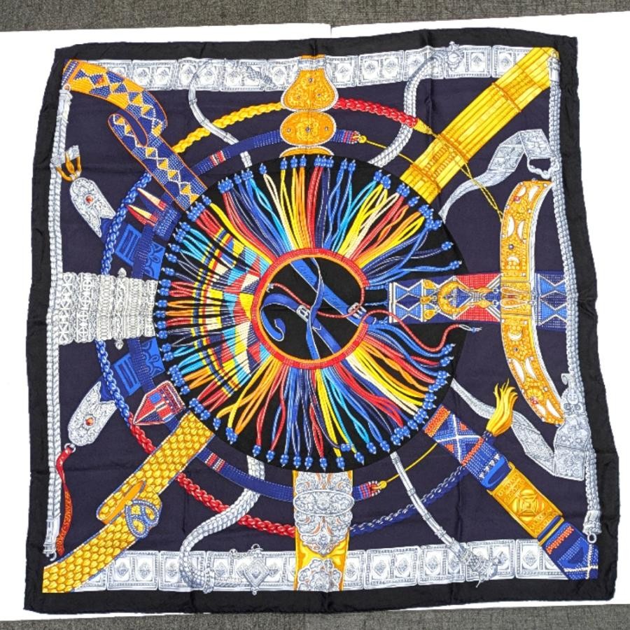 Hermes Carre 90 Silk Scarf with String for Women  