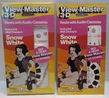 View-Master Snow White Cassette Reels Mock Up Pack from V-M Salesman