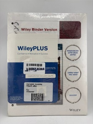 2014 FASB UPDATE INTERMEDIATE ACCOUNTING 15E BINDER WILEYPLUS REGISTRATION CARD