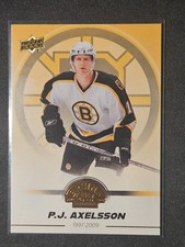 23-24 Upper Deck Bruins Centennial P.J. Axelsson 🚨🚨🚨 Gold Base