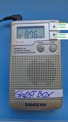 Echtes Ghostox Radio Sangean DT-250   SELTEN    Ghost box radio DT-250 for ITC