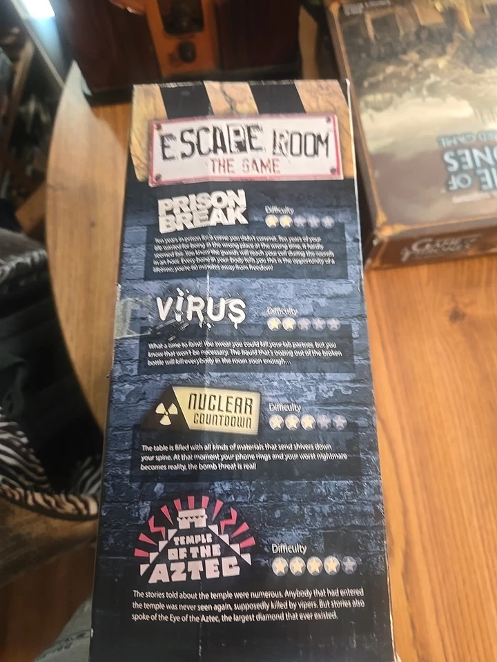 Escape Room The Game 4 Thrilling Escape Rooms with Chrono Decoder OPEN BOX - Image 4 of 4