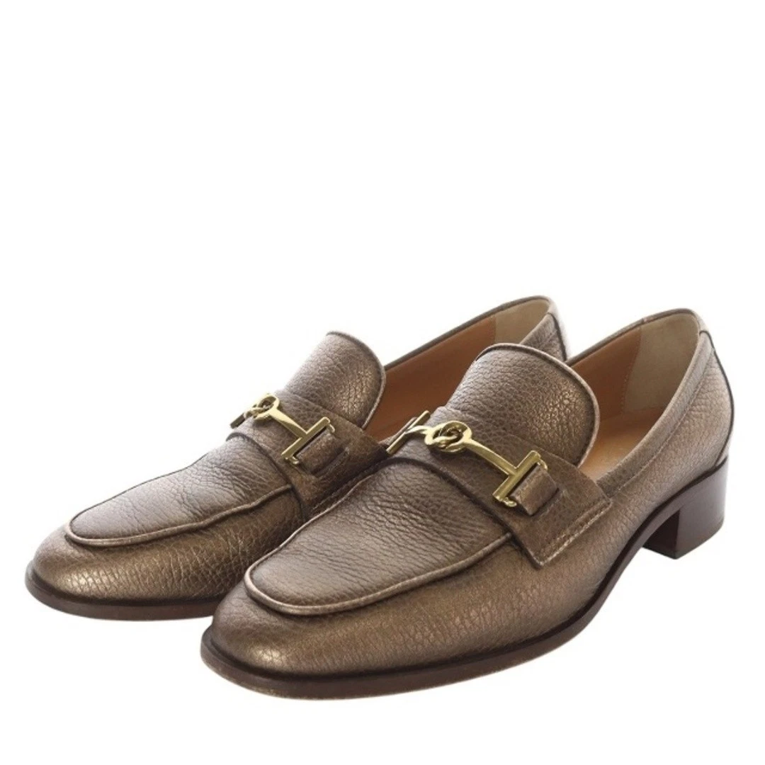 TOD’S Mocassini Tod's Bit slip on tacco basso pelle 37 24 cm (9 45 pollici) bronzo YO20 usati 0d