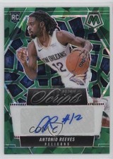 2024-25 Panini Mosaic Rookie Scripts Green Ice Prizm Antonio Reeves Auto 0sc9
