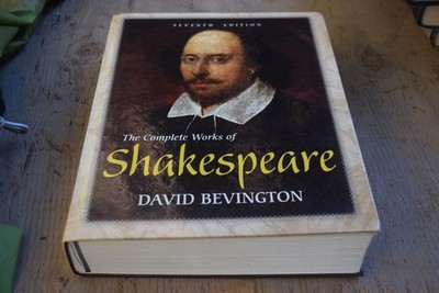 The Complete Works of Shakespeare by David Bevington Pearson 7th Edition 2014 HC