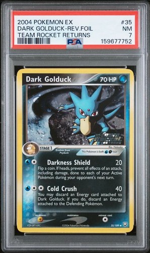 Dark Golduck graded PSA 7 for sale on eBay