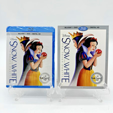Snow White and the Seven Dwarfs Blu Ray DVD Combo Slipcover Walt Disney Movie NW