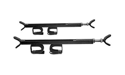 Quick Draw Overhead Gun Rack for UTVs Holds 2 Guns No Drilling Easy Access Black