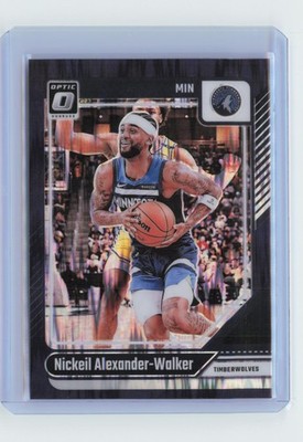 2024-25 Donruss Optic Nickeil Alexander-Walker Purple Shock #4 Timberwolves