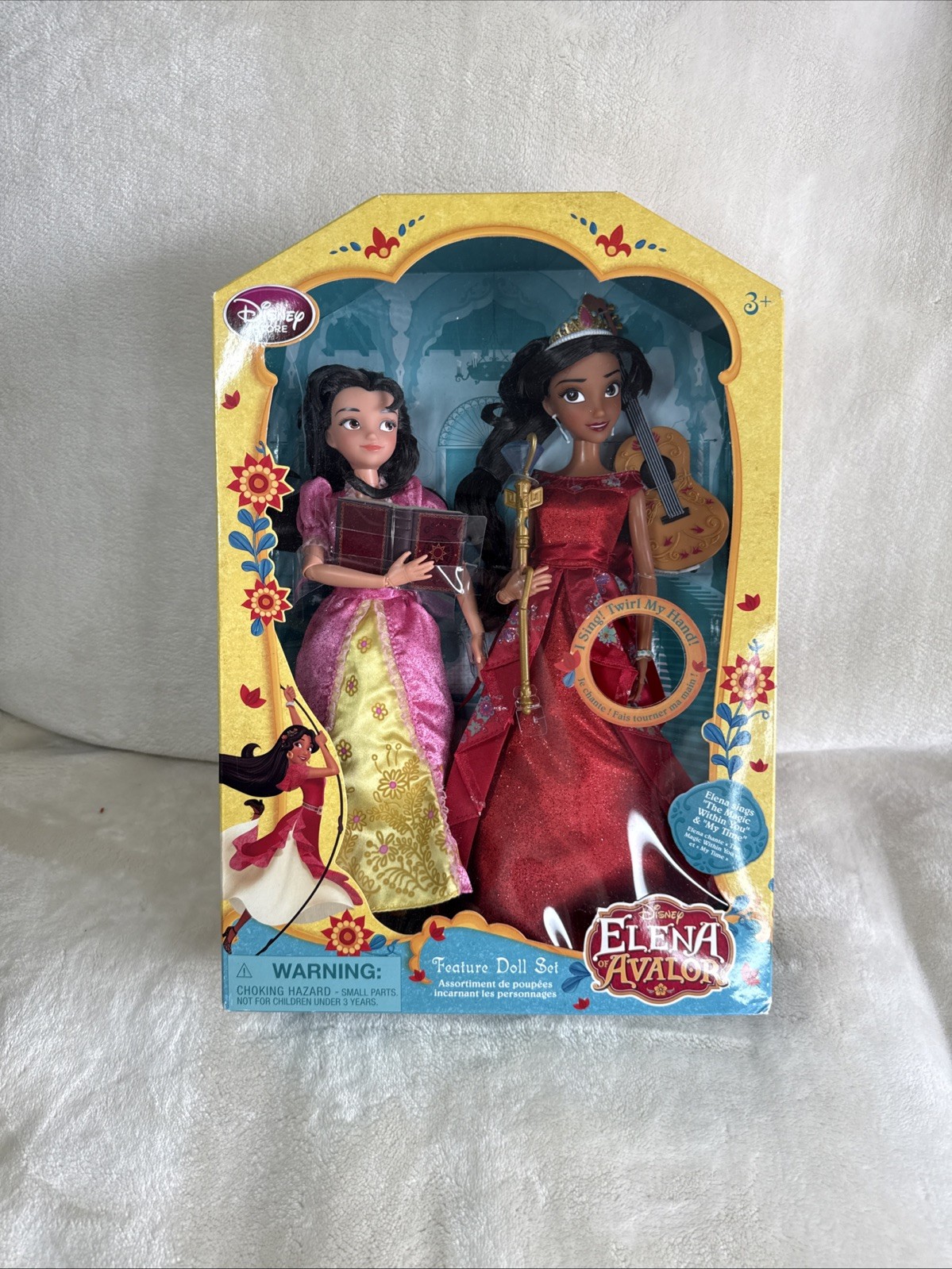 Disney Store Elena of Avalor Deluxe Singing Feature Doll Set 2016 NEW RARE!!