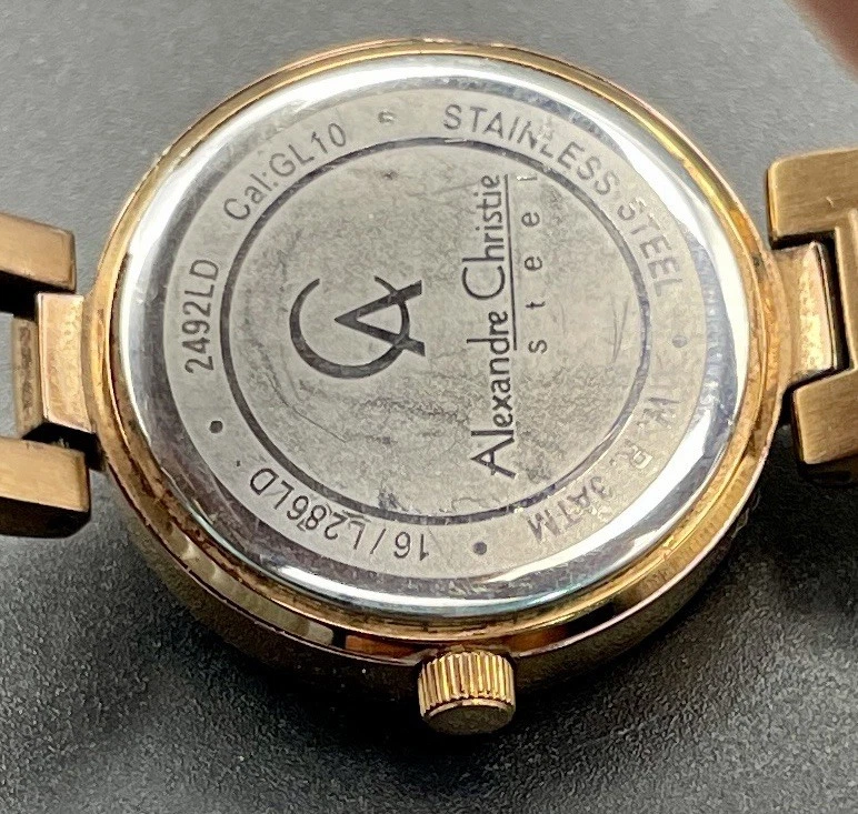 Alexandre Christie Passion date  All Steel Rose Gold Classic Ladies  Watch - Image 4 of 4