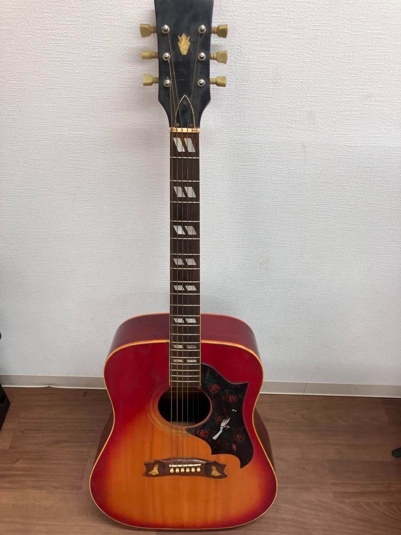 Kiso Suzuki Thomas TM-250R Acoustic Guitar, Vintage Japan, Rare