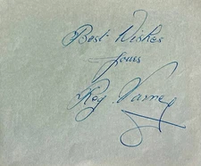 REG VARNEY STAN ON THE BUSES ST TRINIANS TRAIN ROBBERY AUTOGRAPH Signed POW#99