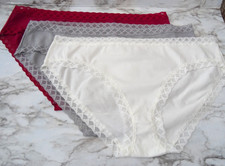 Natori 156058 Bliss Cotton Women's Briefs Panties 3-Pack US Size XXL