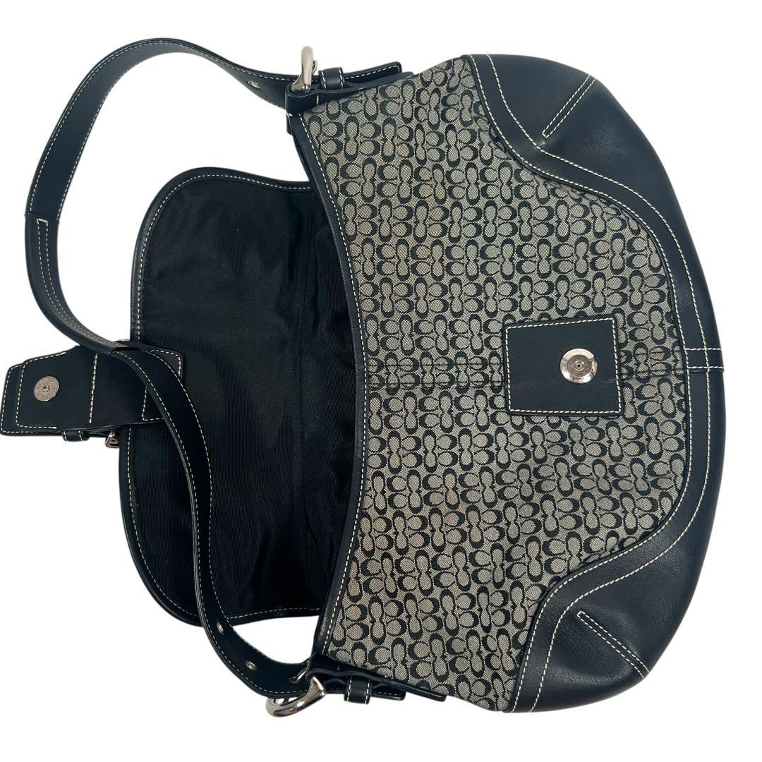 COACH 6808 One Shoulder Soho Signature Y2K FROM JAPAN - Gem
