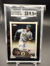 2023 Topps Chrome  Esteury Ruiz Rookie Autograph Card #RA-ERU  SGC 10/9.5. rookie card picture